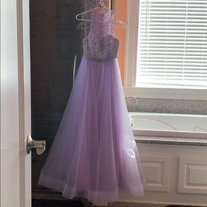 Blush prom or pageant dress